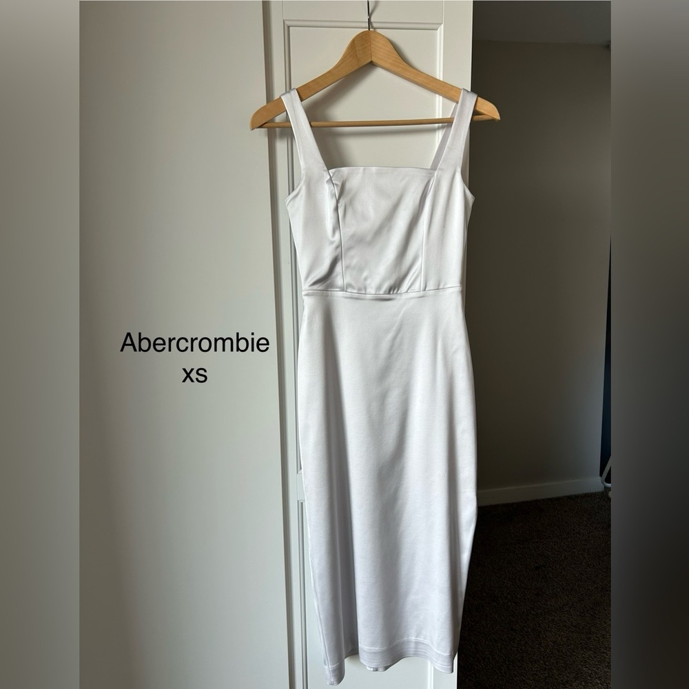 Abercrombie & Fitch Strapless White Dress